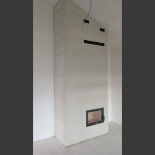 📍Osek nad Bečvou Obestavba krbové vložky Romotop DYNAMIC 3G 66.44.01! Paní od nás zakoupila komínový systém SUPER BLOK...