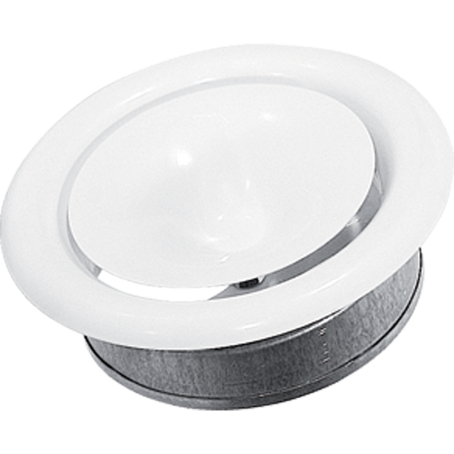 Talířový ventil průměr 100 mm – bílý